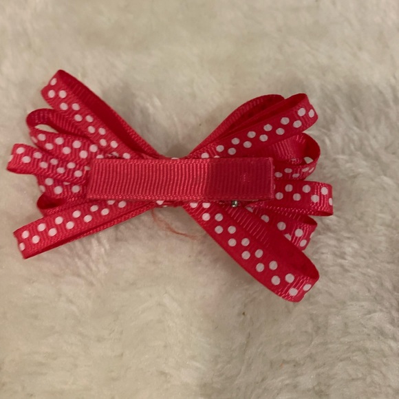 Girls 6 piece hair ribbon and bow set - Picture 7 of 12